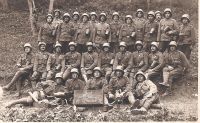 Rest der 6. Feldkompanie nach der Offensive 1918 ( 29 Mann )